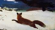 The Fox Hunt Winslow Homer